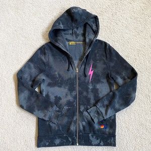Aviator Nation Tie-Dye Bolt Hoodie